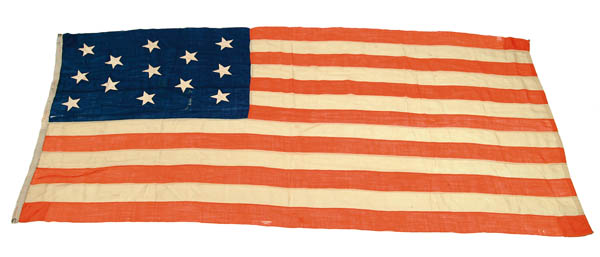 Appraisal: STAR AMERICAN FLAG ' x ' Wool bunting flag with