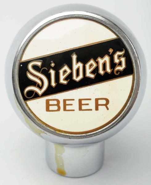 Appraisal: Siebens Beer Tap Knob Clean and bright face with light