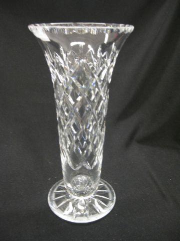 Appraisal: Cut Crystal Trumpet Vase