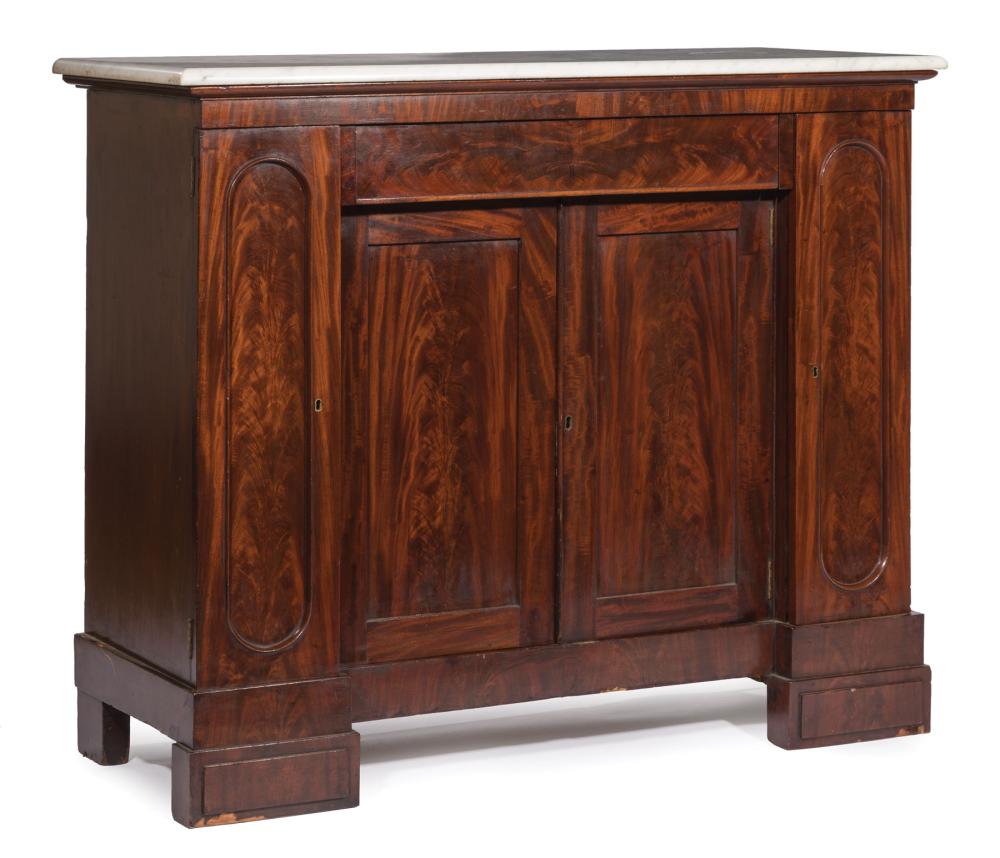 Appraisal: American Classical Mahogany Server early-to-mid th c possibly Philadelphia molded