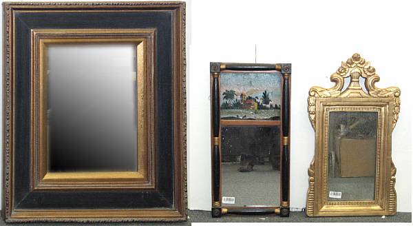 Appraisal: An assembled group of three mirrors th th century Comprising