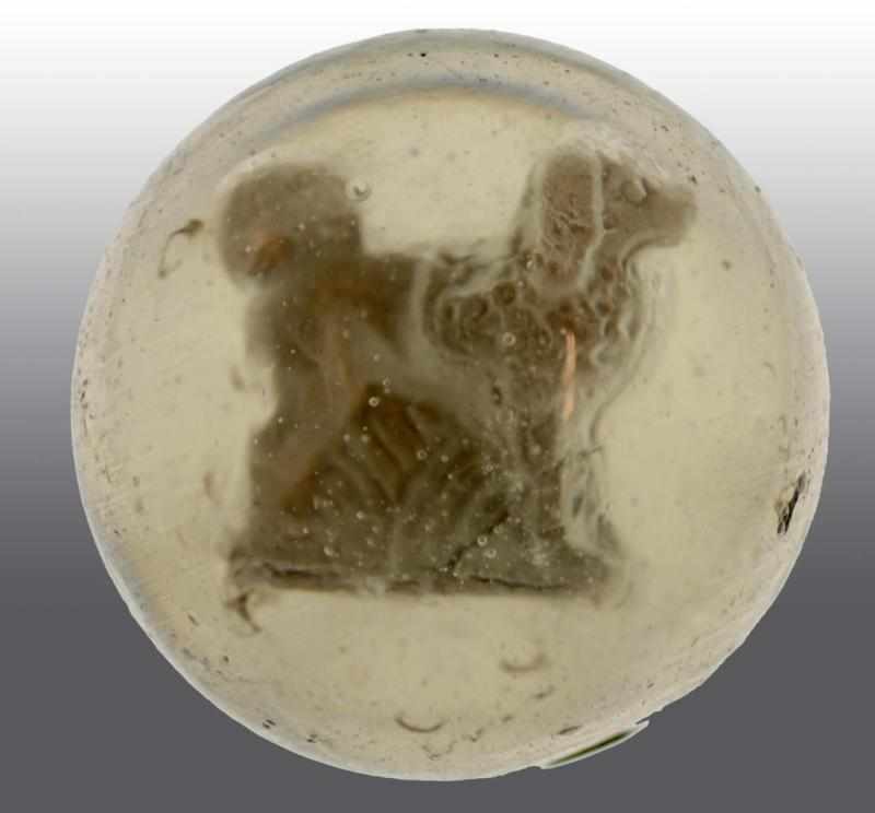 Appraisal: Lot of Sulfide Marbles Description Includes one with a figure