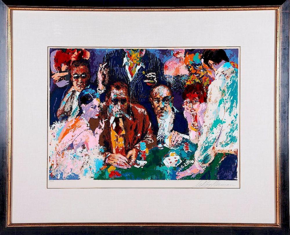 Appraisal: LeRoy Neiman - Artist LeRoy Neiman - Title Gambling scene