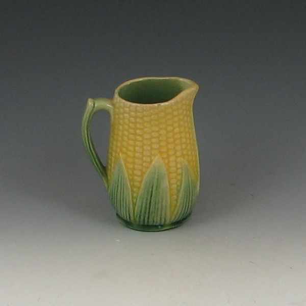 Appraisal: Majolica Corn Creamer unmarked ''h excellent condition