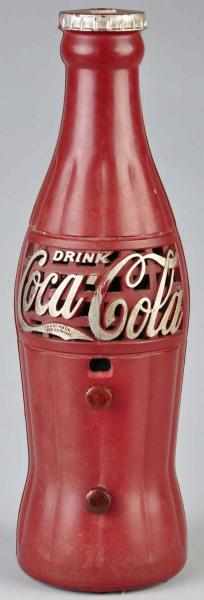 Appraisal: Coca-Cola Figural Bottle Description Beautiful Coke bottle radio with nice