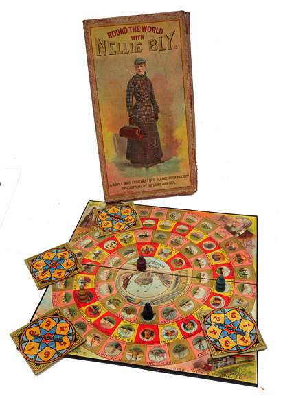 Appraisal: A VICTORIAN BOARD GAME 'ROUND THE WORLD WITH NELLIE BLY