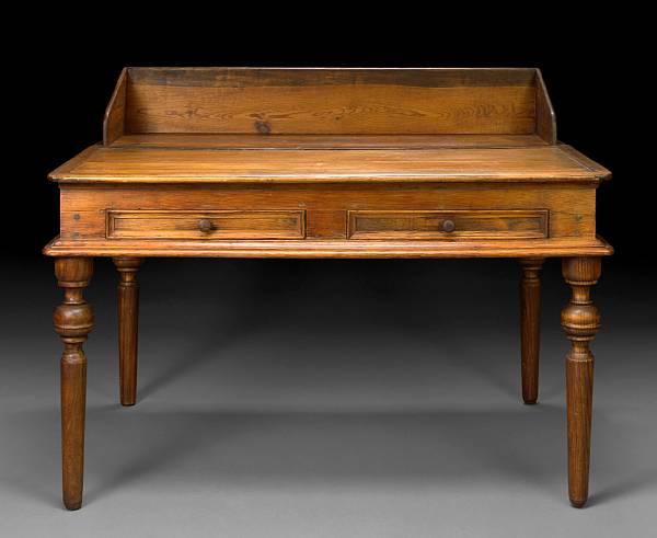 Appraisal: A Mexican fir drafting table th century height in width