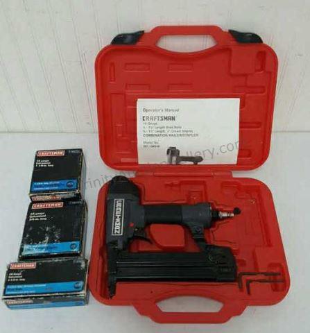 Appraisal: Sears Craftsman model pneumatic air drive gauge Combination Brad Nailer