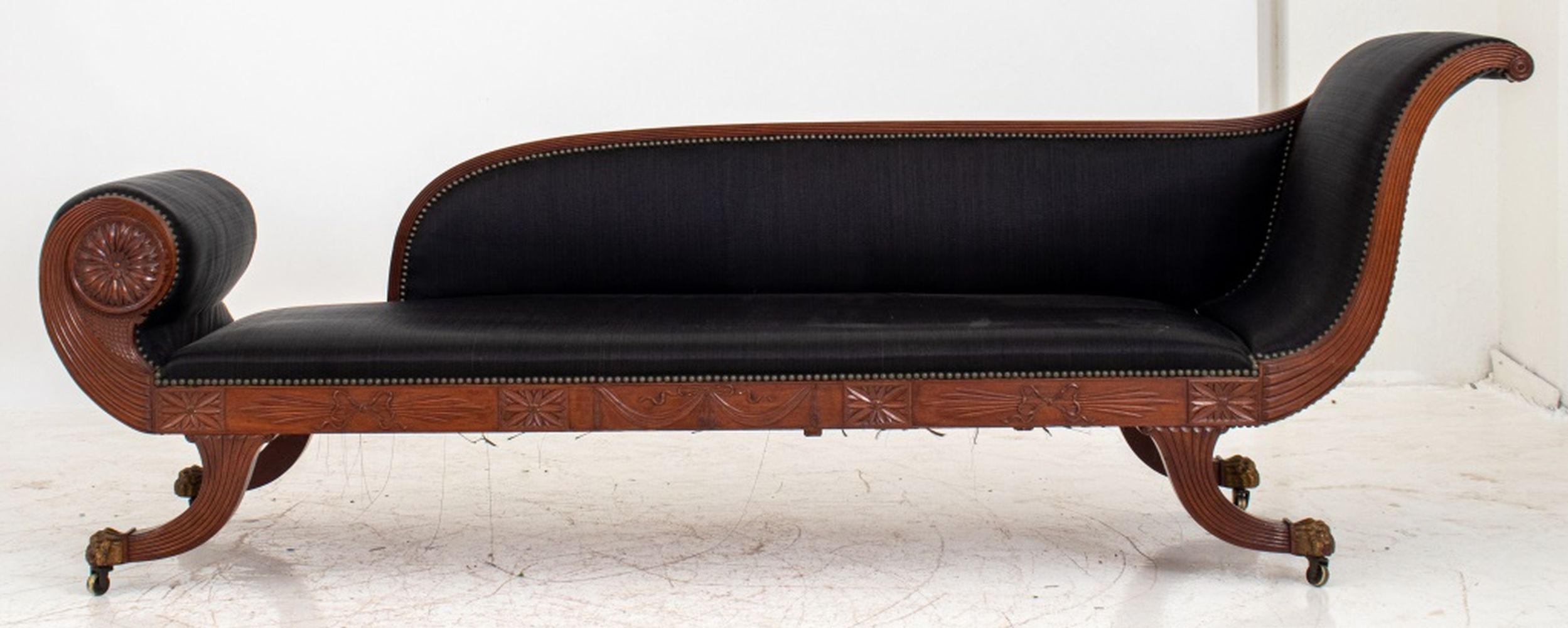 Appraisal: WORKSHOP OF DUNCAN PHYFE ATTR GRECIAN TASTE SOFA Rare recamier