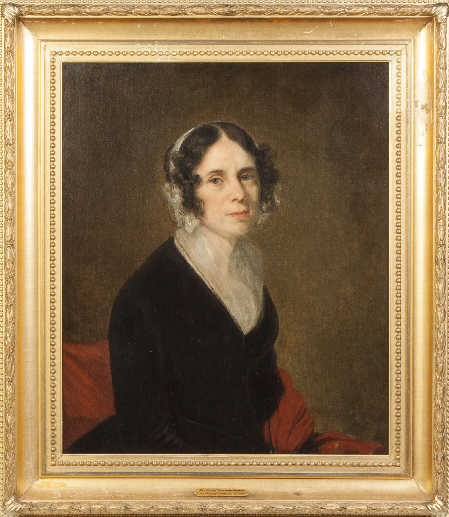 Appraisal: George P A Healy - Portrait of Mrs Daniel Pinckney