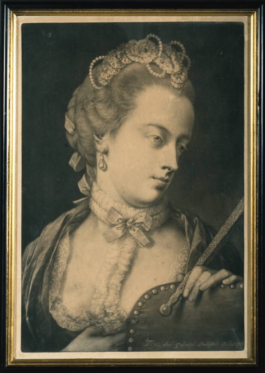 Appraisal: PORTRAIT OF A FASHIONABLE WOMAN HOLDING A FAN FROM THE