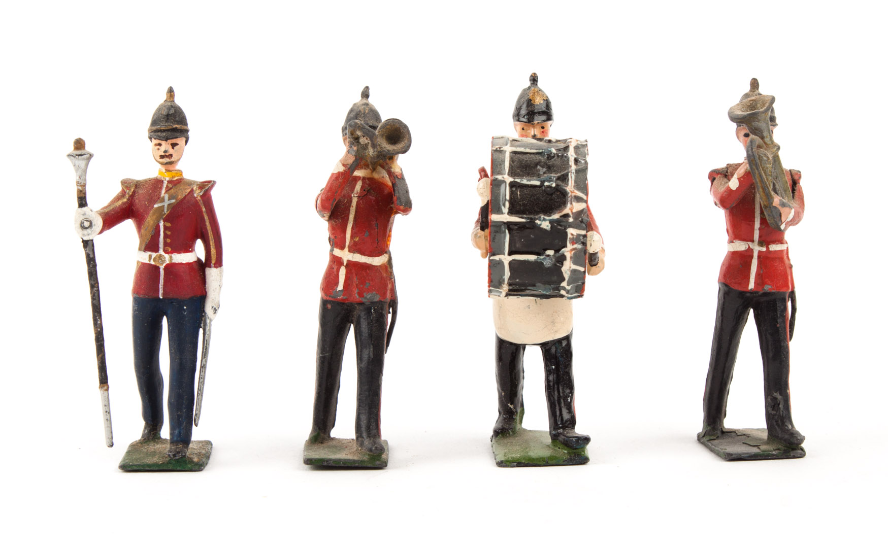 Appraisal: Approx lead military band figures probably British regiments mostly Britain's