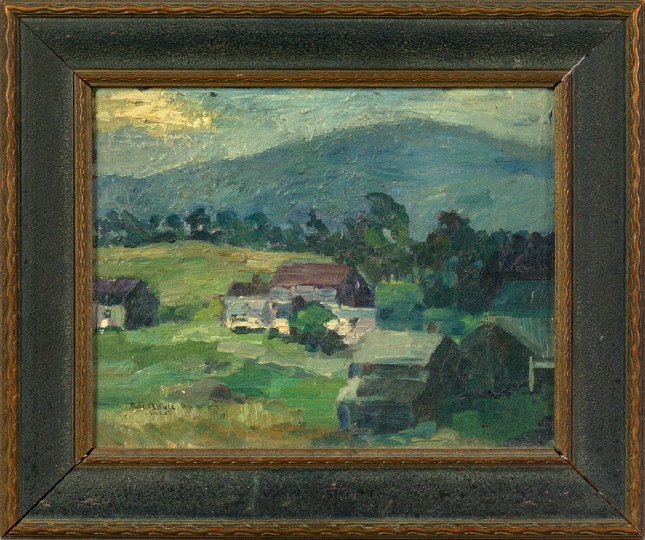 Appraisal: Ruth Green Mould American b Rural Northeastern Landscape oil on