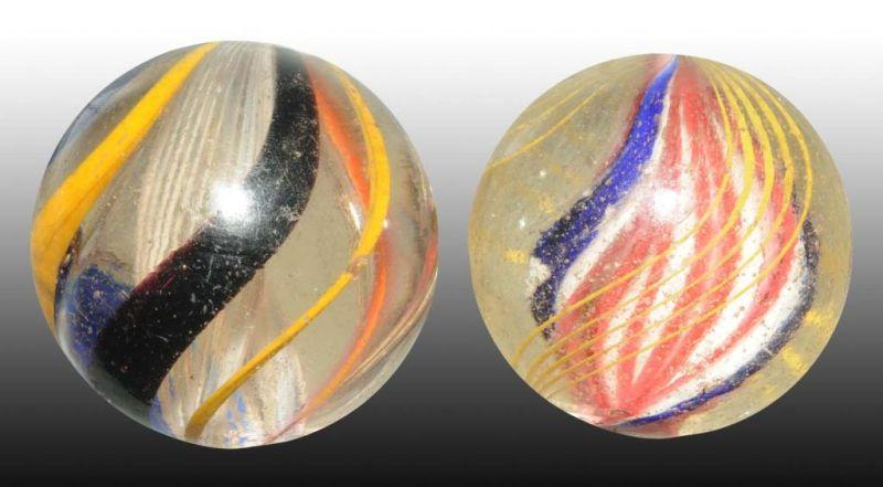 Appraisal: Lot of German Swirl Marbles Description One is - and