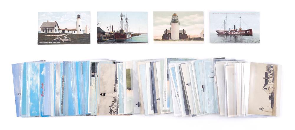 Appraisal: TOPICAL LIGHTHOUSES POSTCARDS EARLY TO LATE TH CENTURY TOPICAL LIGHTHOUSES