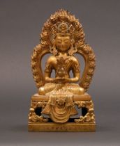 Appraisal: Gilt Buddha Chinese ca th Century Chinese ca th Century