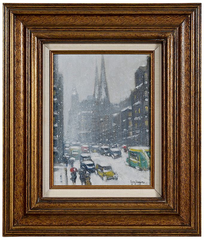 Appraisal: Guy Carleton Wiggins New York Connecticut Florida - St Patrick's