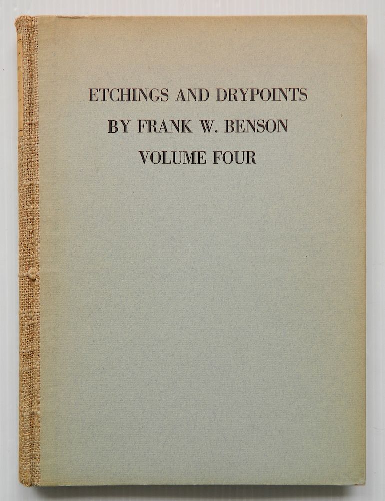 Appraisal: Paff Drypoints by Benson vol Frank Benson American - -