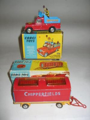 Appraisal: Chipperfields Circus Landrover Parade Vehicle Chipperfields Circus Animal Cage no