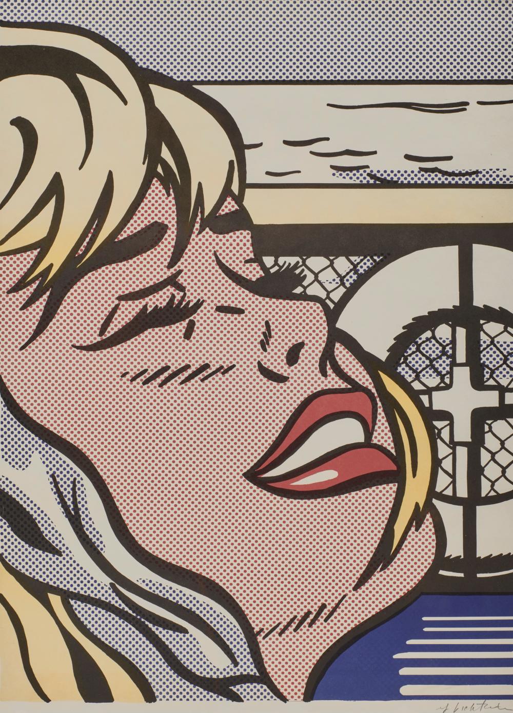 Appraisal: ROY LICHTENSTEIN American - Shipboard Girl C II lithograph in