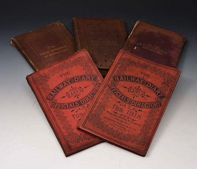 Appraisal: Railway Directories Dairy and Official Directory dated Tog with Railway