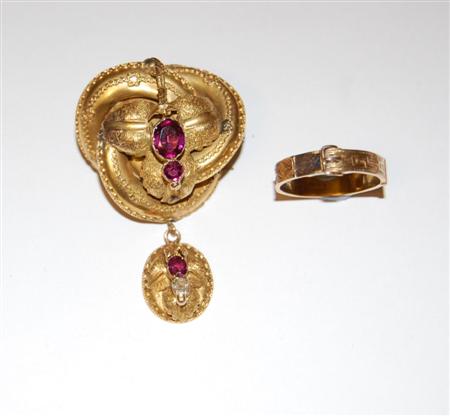 Appraisal: A collection of items to include a Victorian gold mounted