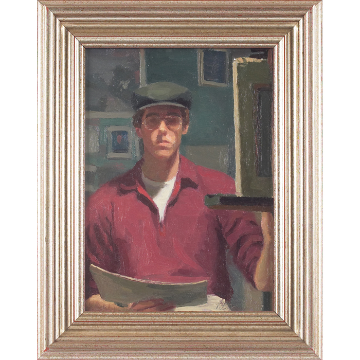 Appraisal: Peter Inglis American th century ''Self Portrait '' oil on