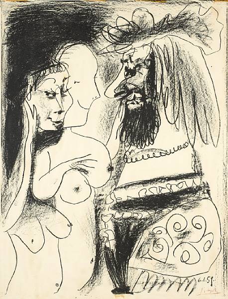 Appraisal: Pablo Picasso Spanish - Le Vieux Roi B M Lithograph