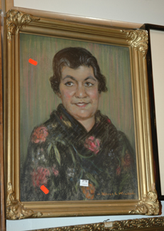 Appraisal: Dora Wilson - Portrait of Miss Mable Cramer pastel biography