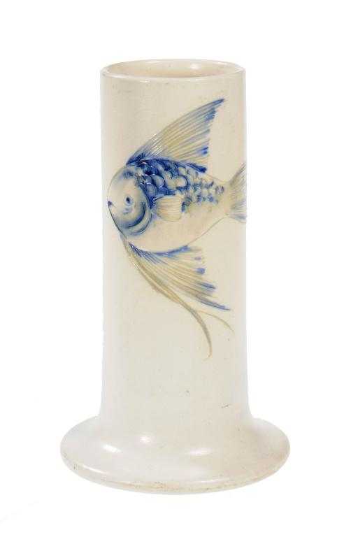 Appraisal: A MOORCROFT FISH LAMP DESIGNED BY WILLIAM MOORCROFT cm h