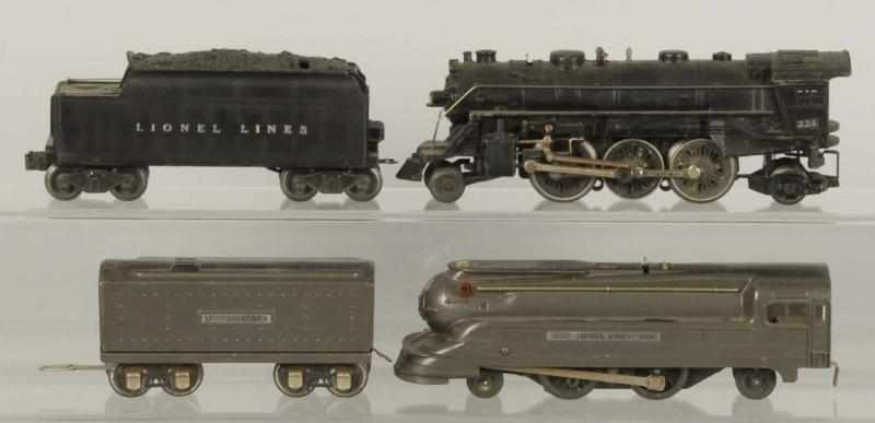 Appraisal: Lot of Lionel Steam Engines Tenders Description American Post-war O-