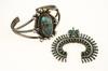 Appraisal: JEWELRY LOT - Two piece lot includes a sterling and