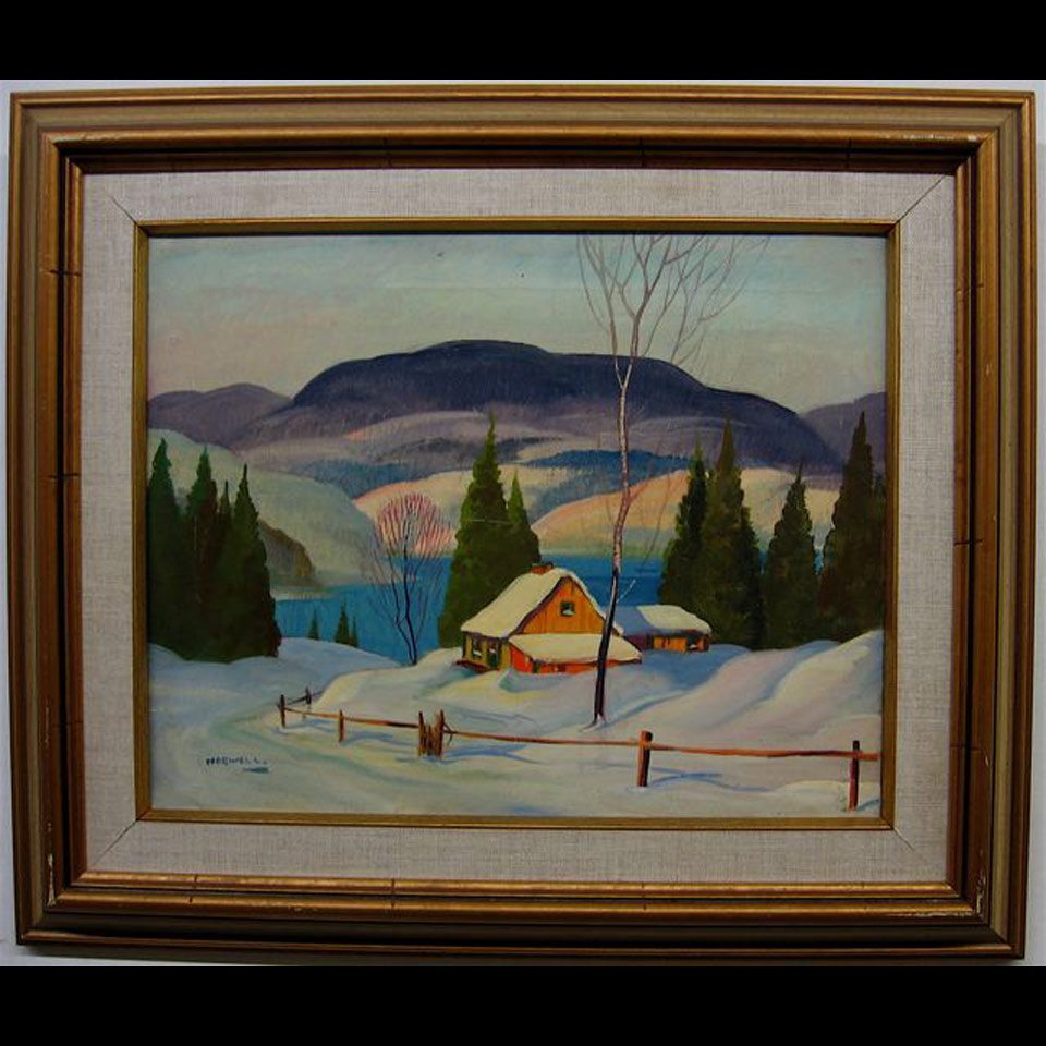 Appraisal: LAURENTIAN WINTER GRAHAM NOBLE NORWELL - CANADIAN OIL ON CANVAS