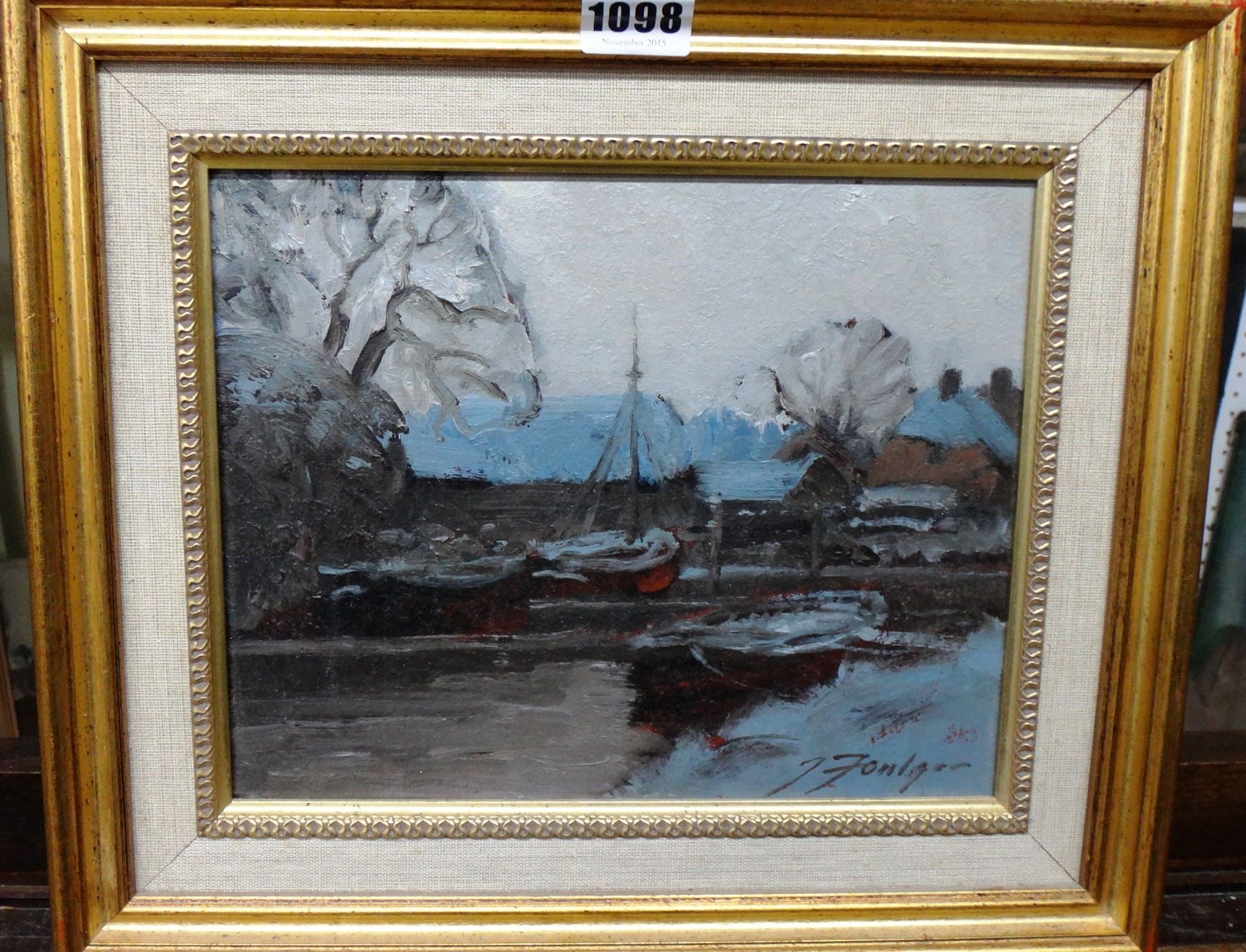 Appraisal: John Foulger - Stalham Staithe Norfolk oil on board signed