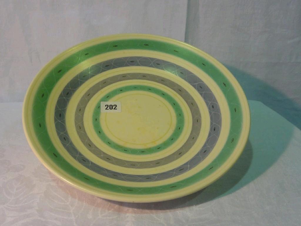 Appraisal: A Poole Pottery charger from the White Earthenware table range