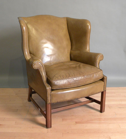 Appraisal: Kittinger Chippendale style easy chair