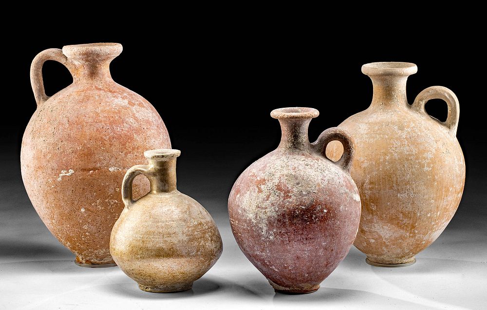 Appraisal: Lot of Holy Land Pottery Vessels Near East Holy Land