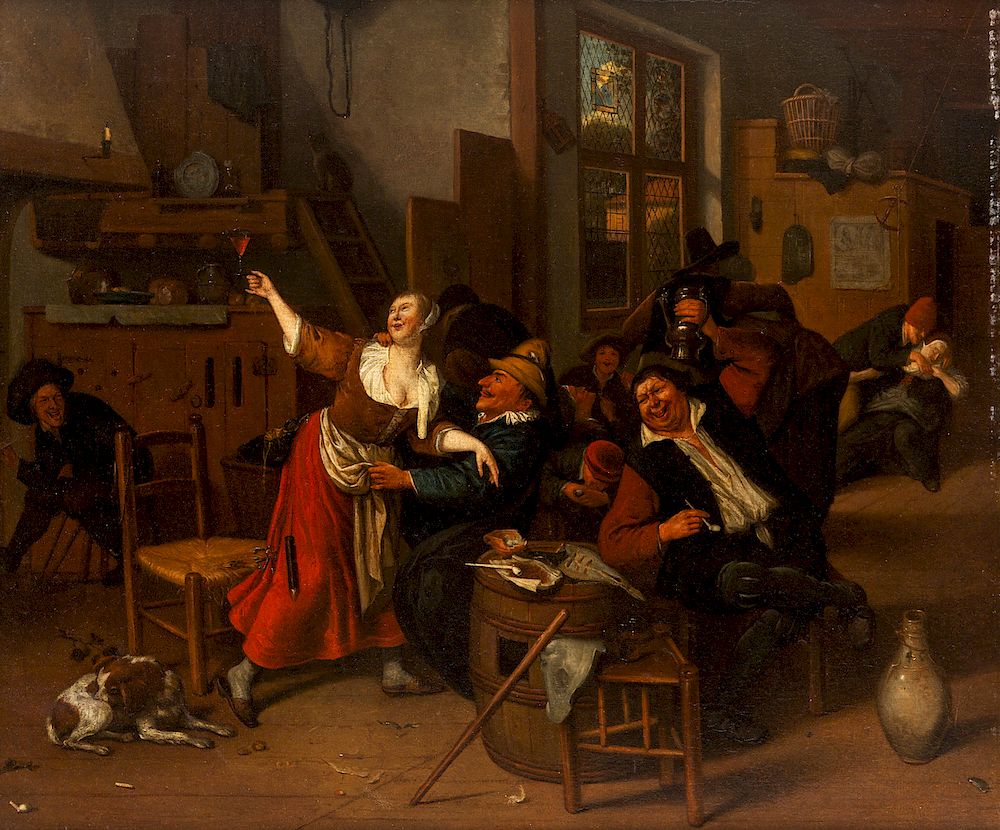 Appraisal: MANNER OF JAN STEEN DUTCH - MANNER OF JAN STEEN