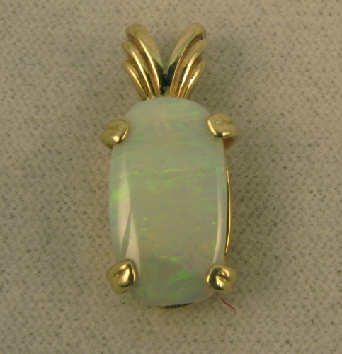 Appraisal: TWO ARTICLES OF OPAL AND TEN KARAT GOLD JEWELRY including