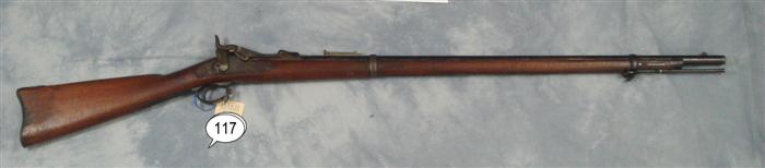 Appraisal: Springfield trapdoor breech-ldg rifle cal bbl dated on breech-block Lock