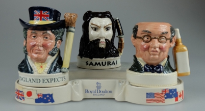 Appraisal: A collection of Royal Doulton prototype intermediate character jugs from