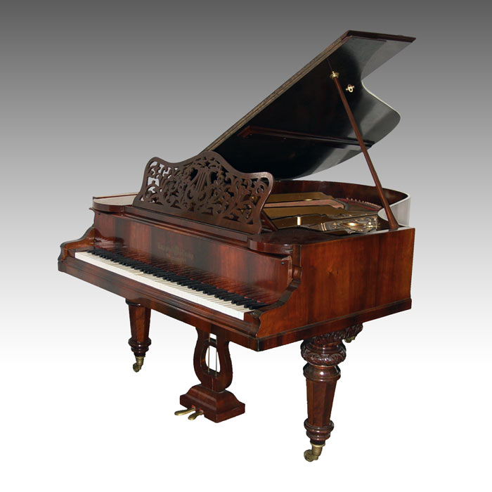 Appraisal: HAGSPIEL COMPANY ROSEWOOD BABY GRAND PIANO Beautiful German baby grand