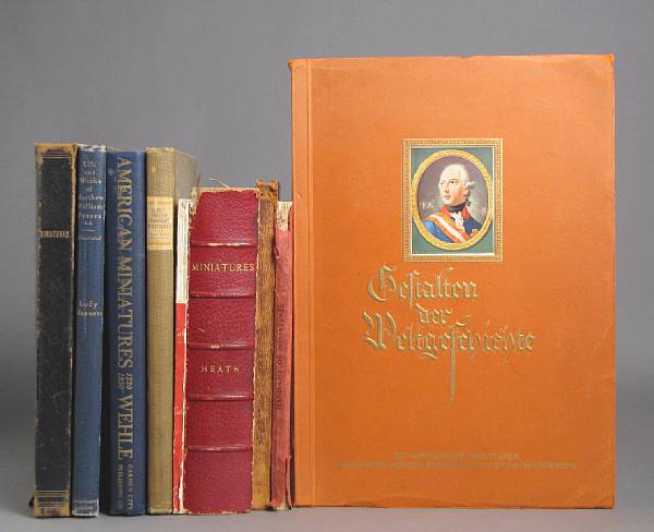 Appraisal: BOOKS ON MINIATURES vols incl Wehle Harry B American Miniatures