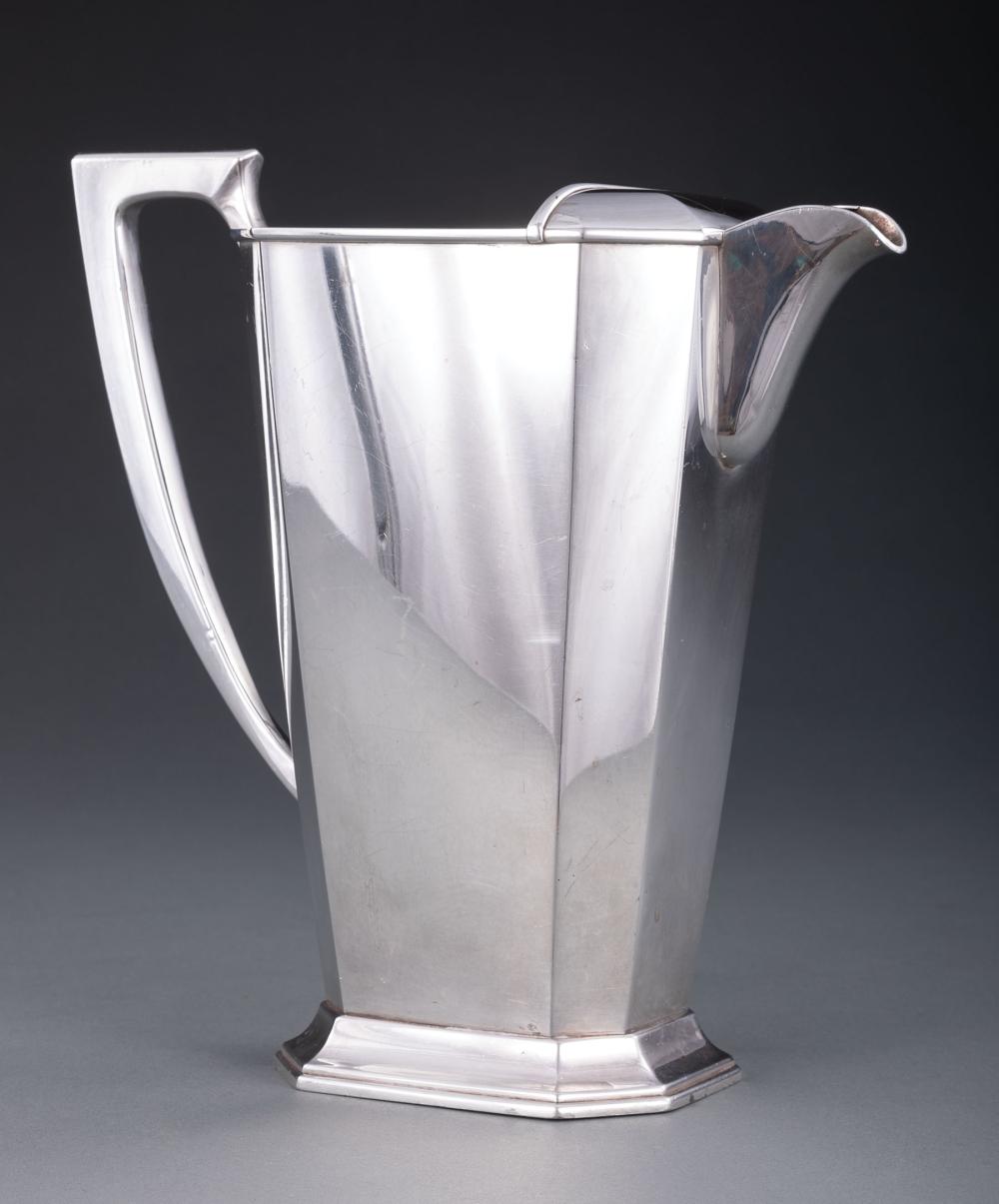 Appraisal: Japanese Art Deco Sterling Silver Water Pitcher c - Kichigoro