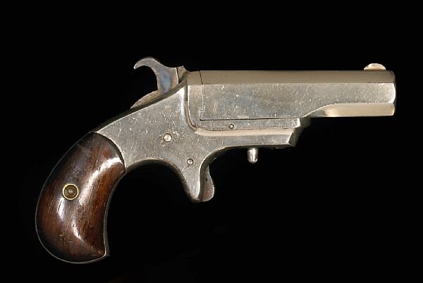 Appraisal: A fine XL single shot derringer Serial no caliber barrel