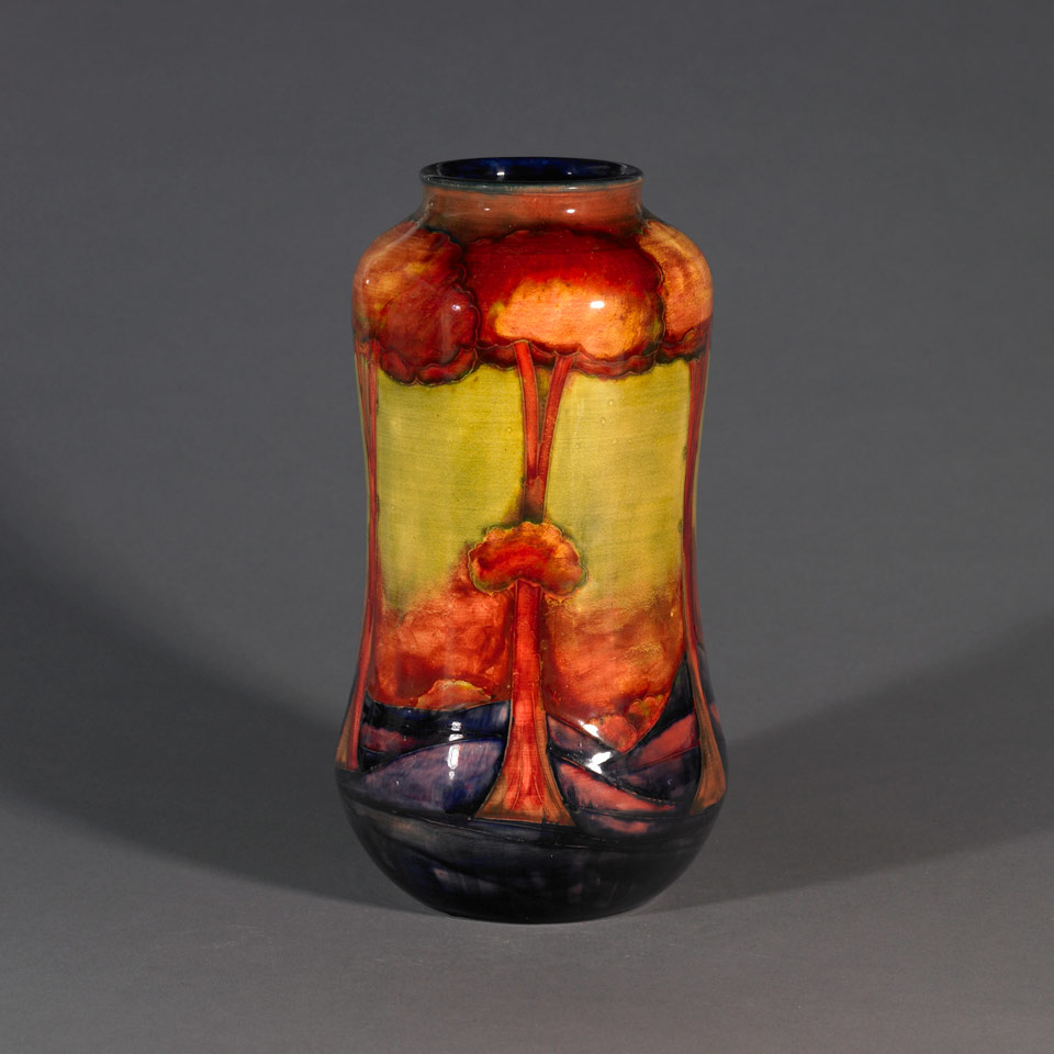 Appraisal: Moorcroft Flamb Hazeldene Lamp Base s impressed marks including facsimile