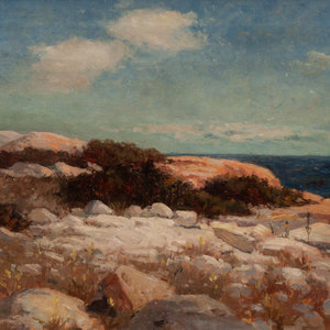 Appraisal: Frank Knox Morton Rehn American - Seaside Landscape Oil on