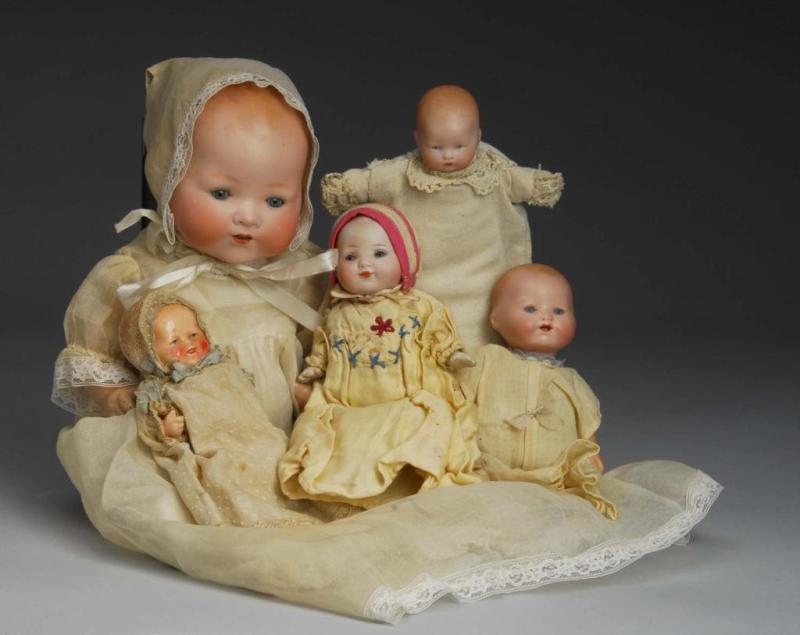 Appraisal: Lot of Bisque Baby Dolls Description Germany Ca s Bisque