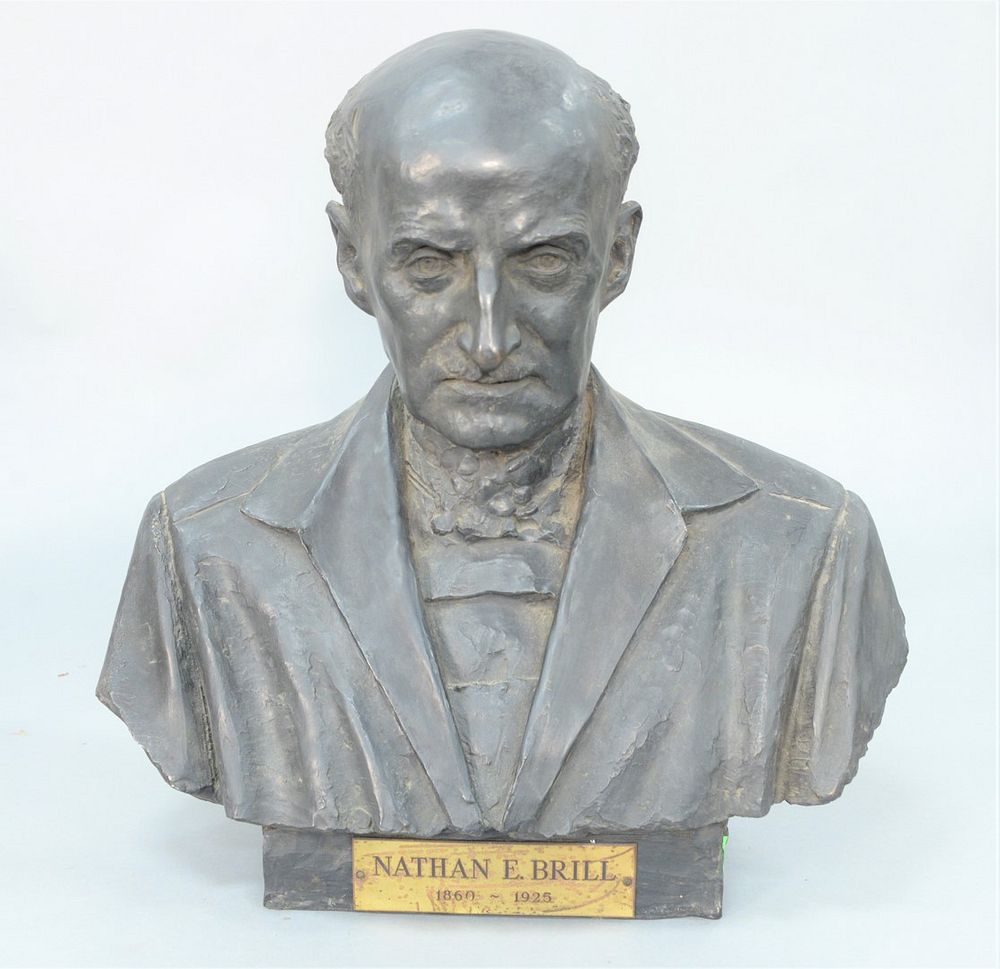 Appraisal: Jo Davidson - bronze bust of Nathan E Brill -