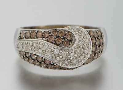 Appraisal: A Fancy Color Diamond Ring k white gold ring set